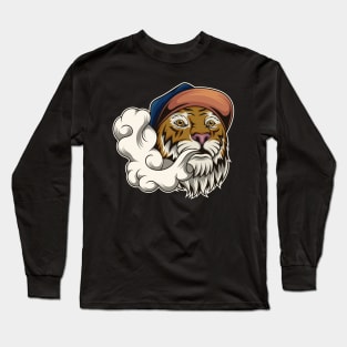 Slang tiger - the vapor connoisseur Long Sleeve T-Shirt